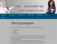 Tablet Screenshot of earprompter.com
